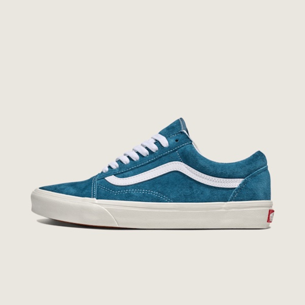 Vans Teal Sneakers with White Stripe